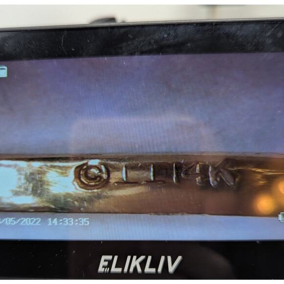 14K Yellow Gold Diamond Cluster Ring Estate Jewelry Size 9, 1.17g - Picture 6 of 6